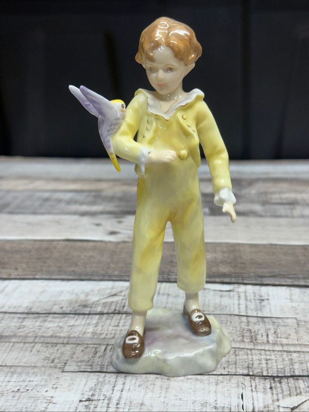 Royal Worcester The Parakeet Fine Bone China Figurine F G Doughty England